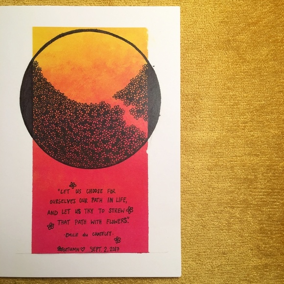 Path Of Flowers - Original Art Journal Print - Picture 6 of 8